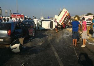 İzmir’de zincirleme trafik kazası