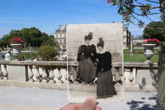 Parisin geçmişi ve bugünü aynı karede