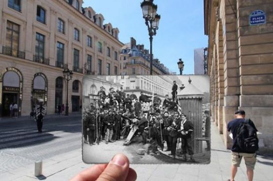 Parisin geçmişi ve bugünü aynı karede