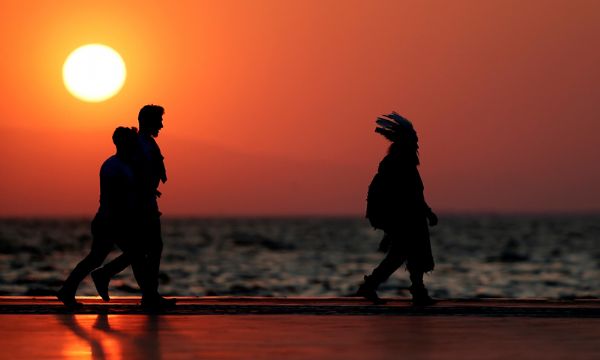 İzmir'de gün batımı