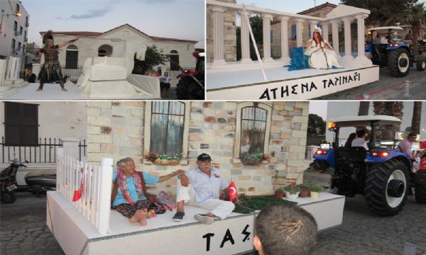Foça'da 'tarihi' kortej