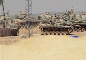 Sınırda sıcak saatler tanklar gönderildi