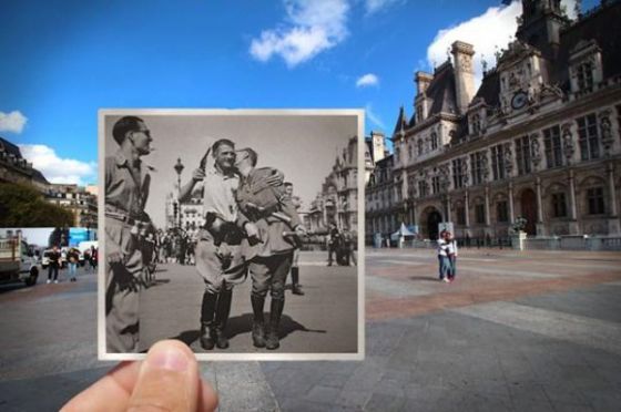 Parisin geçmişi ve bugünü aynı karede