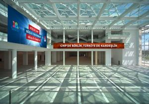 Kurultay salonu böyle olacak
