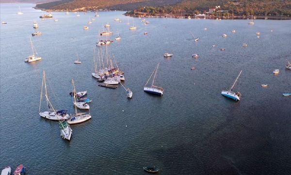 Tsunaminin vurduğu Seferihisar görüntülendi!