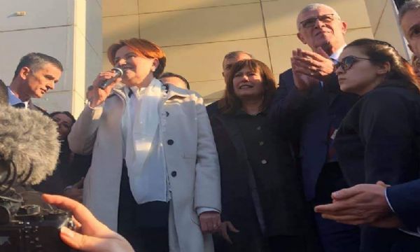 İYİ Parti lideri Akşener İzmir'de