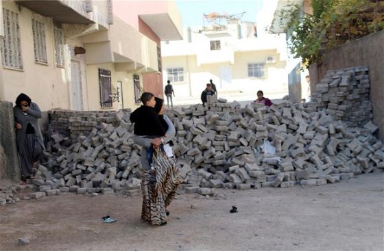Nusaybin'de çatışmaların izleri ortaya çıktı