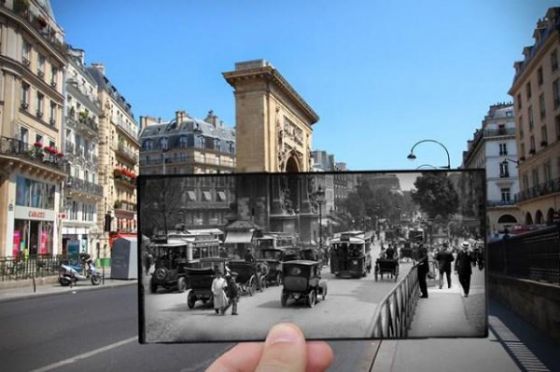 Parisin geçmişi ve bugünü aynı karede