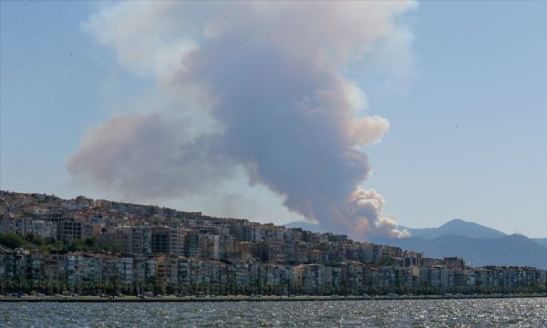 Balçova'da orman yangını