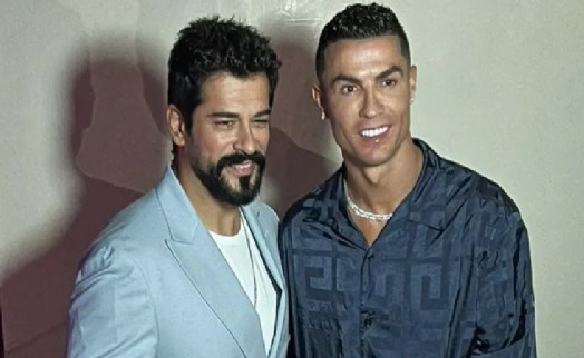 Burak Özçivit, Cristiano Ronaldo ile fotoğrafını paylaştı