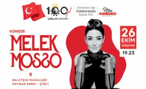 Çiğli 100. yıl coşkusunu Melek Mosso ile yaşayacak