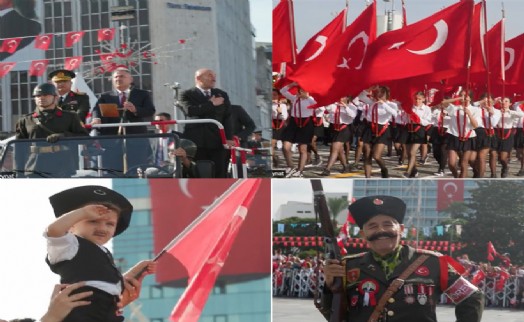 İzmir'de Cumhuriyet'in 100. yıl coşkusu