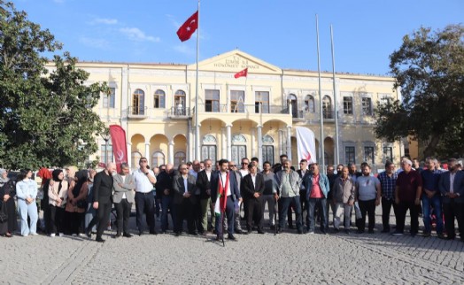 İzmir’de Yeniden Refah Partisi’nden İsrail'e tepki