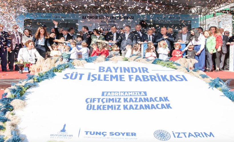 İzmir’in imecesi süt fabrikası açıldı: ‘Ata’nın heykeli dikilecek, fabrika kurulacak’