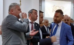 MHP'li belediye meclis üyesi, CHP'li üyeye kafa atıp burnunu kırdı