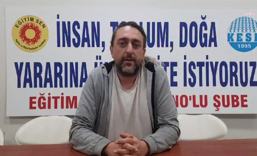 EĞİTİM-SEN İzmir Şubesi'nden öğrencilere açılan soruşturmalara tepki