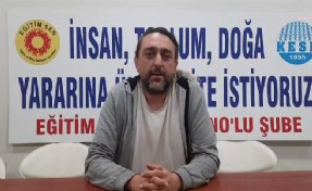 EĞİTİM-SEN İzmir Şubesi'nden öğrencilere açılan soruşturmalara tepki