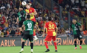 Göztepeli savunmacılar iş başında