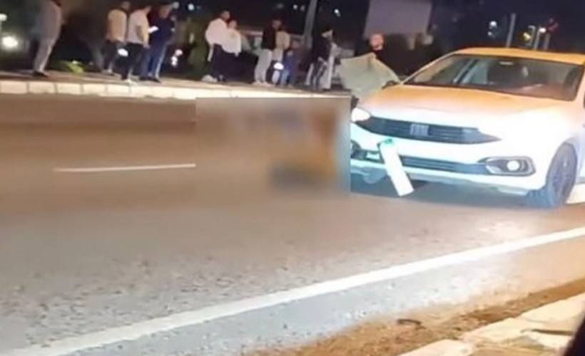 İzmir'de otomobilin çarptığı kadın hayatını kaybetti