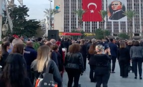 İzmir'de saat 9'u 5 geçe hayat durdu!