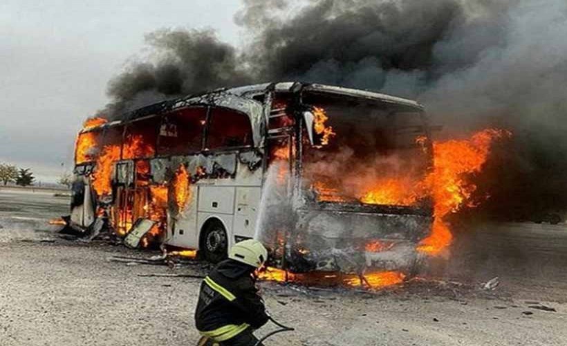 İzmir'den Hatay'a giden otobüste korku dolu anlar