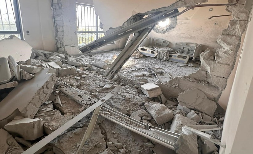 Türkiye-Filistin Dostluk Hastanesi saldırıda büyük hasar aldı, faaliyeti durdurdu