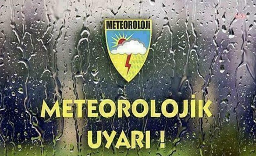 Meteoroloji'den iç Ege için sağanak yağış uyarısı