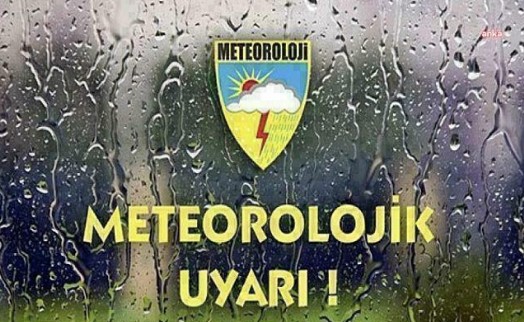 Meteoroloji'den iç Ege için sağanak yağış uyarısı