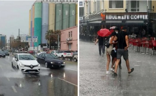 Meteoroloji'den İzmir için sağanak yağış uyarısı