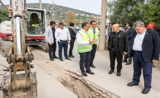 Soyer, Çeşme'deki yatırımları inceledi