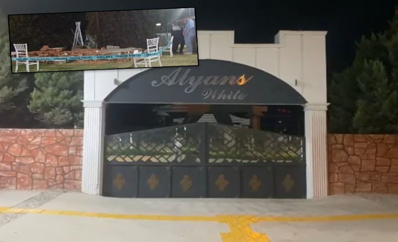 İzmir’de düğün salonundaki duvar yıkıldı, 1 çocuk öldü