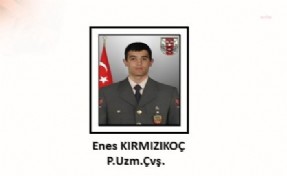 MSB duyurdu: Piyade uzman çavuş Enes Kırmızıkoç'un şehit oldu