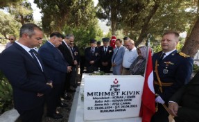 Menderes'te 30 Ağustos'ta şehitler unutulmadı