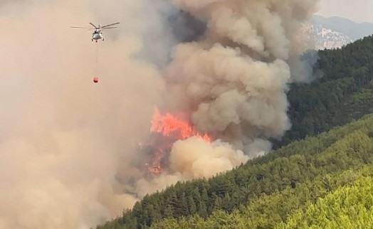 Antalya'da orman yangını