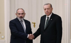 Cumhurbaşkanı Erdoğan, Ermenistan Başbakanı Paşinyan ile görüştü