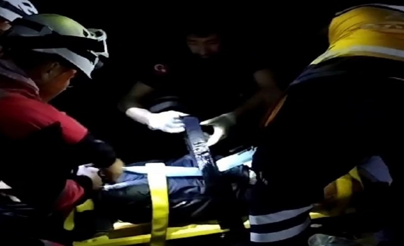 Düşen helikopterdeki mürettebatın kurtarılma anları ortaya çıktı