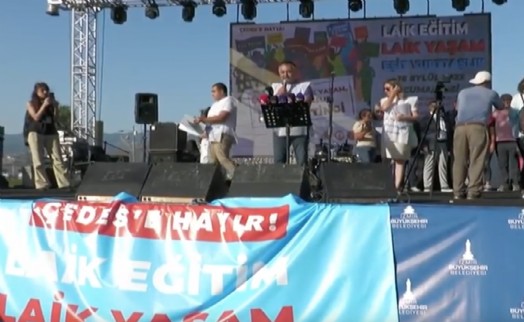 Eğitim örgütleri İzmir'de ÇEDES'i protesto etti