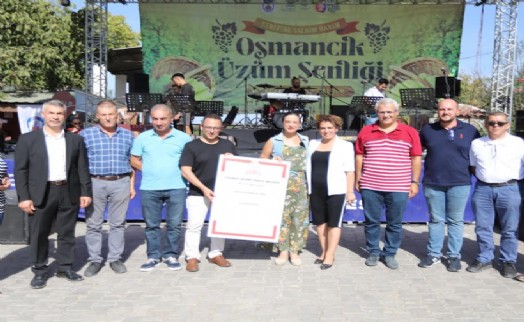 Gökçealan Osmancık Üzüm Şenliği'nde coğrafi işaret müjdesi