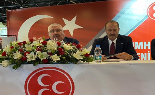 MHP’li Yalçın İzmir kongresinde muhalefeti topa tuttu: Vurgun yemiş balıklar