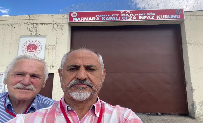 Süleyman Çelebi ve Musa Çam Silivri Cezaevi'ni ziyaret etti