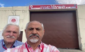Süleyman Çelebi ve Musa Çam Silivri Cezaevi'ni ziyaret etti