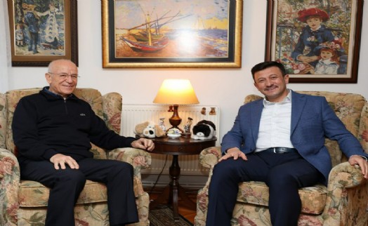 AK Parti Büyükşehir Adayı Hamza Dağ, Burhan Özfatura ve Yüksel Çakmur’u ziyaret etti