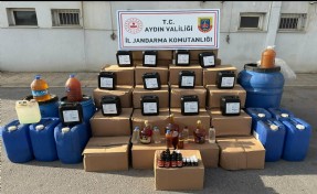 Aydın'da sahte içki operasyonu: 1 gözaltı