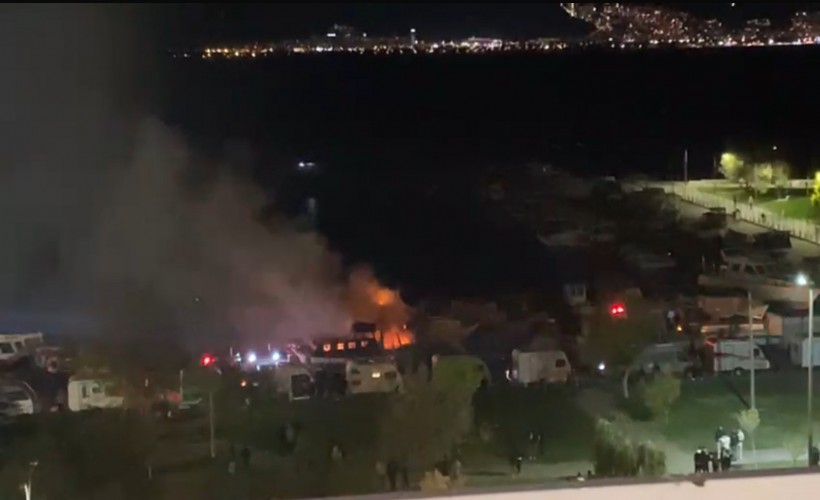 Bostanlı'da feci ölüm! Teknede yaktığı ısıtıcı patladı; yangında öldü