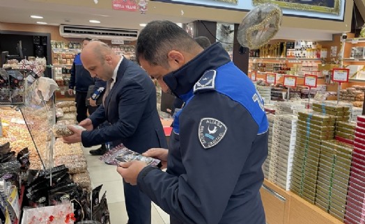 Aliağa Belediyesi Zabıta Müdürlüğü’nden yılbaşı denetimi