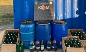 Aydın'da 374 litre 'sahte içki' ele geçirildi; 3 gözaltı