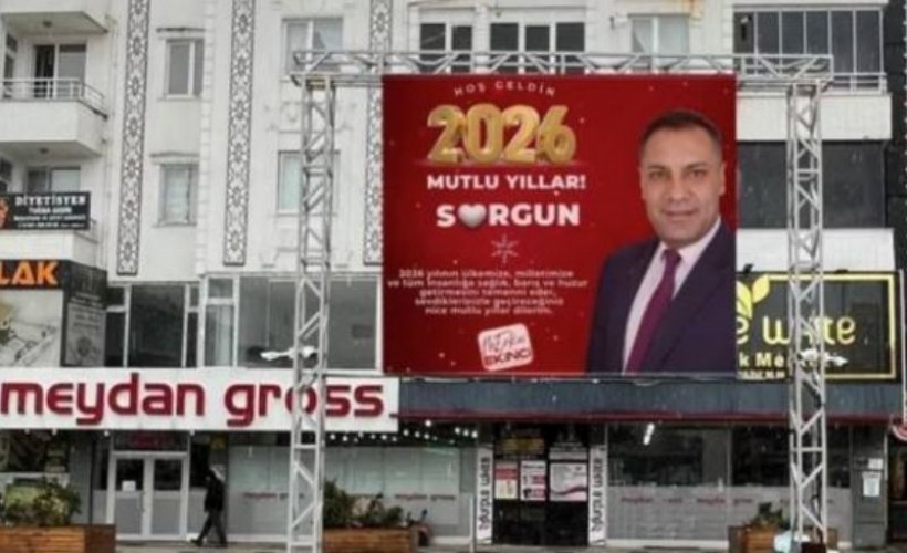 Herkes 2025'i beklerken Yozgat 2026'ya girdi: Afişi görenler şok oldu