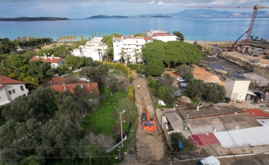 Çeşme’de altyapı yatırımları tam gaz sürüyor