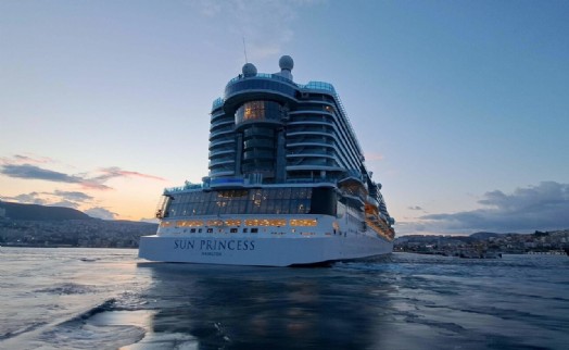 'Sun Princess' isimli kruvaziyer gemisi 4 bin 110 turist getirdi