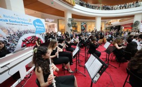 Çocuk Senfoni Orkestrası 'Bahara Merhaba' dedi